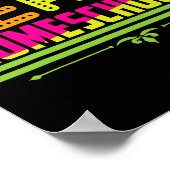 Eerste dag van het schoolteam Homeschool leraar Poster (Hoek)