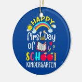 Eerste dag van het schoolteam Kindergarten Squad Keramisch Ornament (Links)