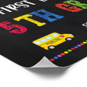 Eerste dag van het schoolteken | 5e graad Poster (Hoek)