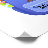 Eerste dag van het schoolteken poster (Hoek)