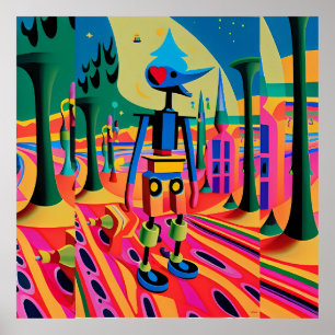 Eerste dag van het surrealisme - Ken Gage Art Poster