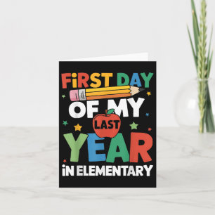 Eerste dag van mijn laatste jaar in Elementary Ter Kaart