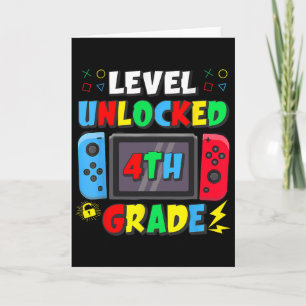 Eerste Dag Van Niveau 4e Klas Ontgrendeld Spel Ck  Kaart