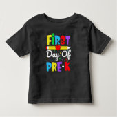 Eerste dag van Pre-K kleuter T-shirt (Voorkant)
