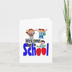 Eerste dag van schoolklas 1 kaart