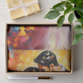 Eerste Dans Paar Decoupage Tissuepapier (Geschenk)