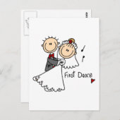 Eerste Dans Tshirts en Geschenken Briefkaart (Voorkant / Achterkant)