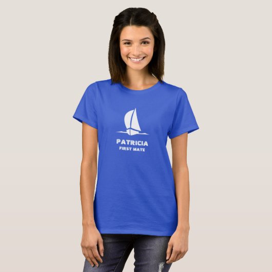 Eerste datum (aanpasbaar) t-shirt (Voorkant volledig)