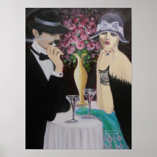 EERSTE DATUM, ART DECO POSTER (Voorkant)
