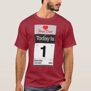 Eerste datum t-shirt