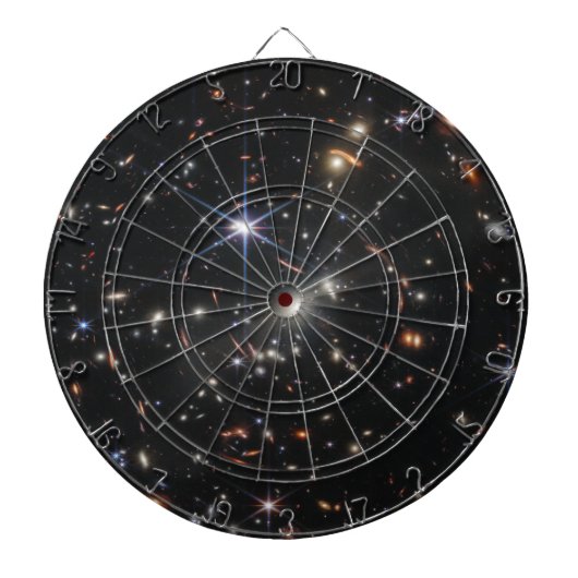 Eerste Deep Field of Universe van James Webb Dartbord (Voorkant)