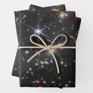 Eerste Deep Field of Universe van James Webb Inpakpapier Vel