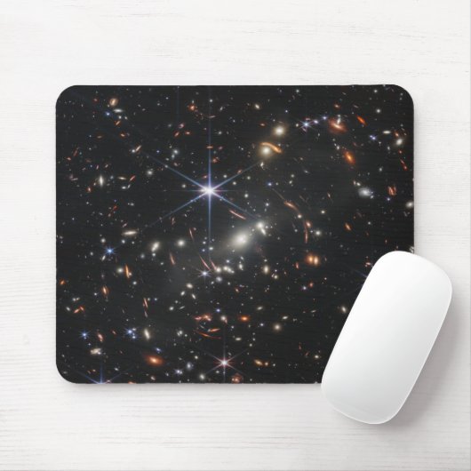 Eerste Deep Field of Universe van James Webb Muismat (Met muis)