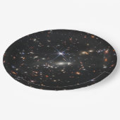 Eerste Deep Field of Universe van James Webb Papieren Bordje (Gekanteld)