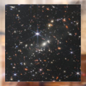 Eerste Deep Field of Universe van James Webb Raamsticker (Vel 2)