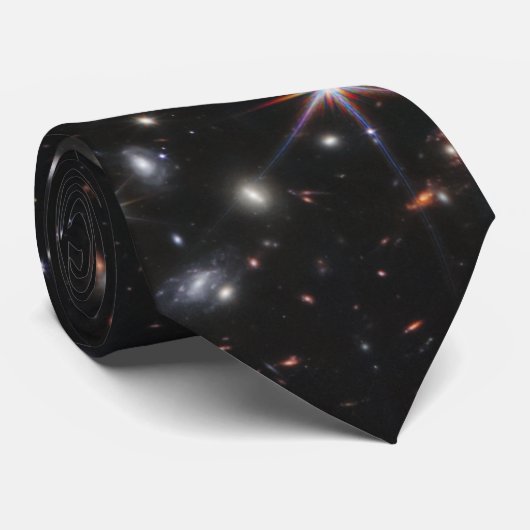 Eerste Deep Field of Universe van James Webb Stropdas (Opgerold)