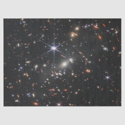 Eerste Deep Field of Universe van James Webb Tissuepapier (Voorkant)