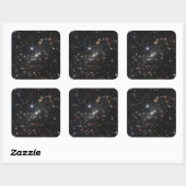Eerste Deep Field of Universe van James Webb Vierkante Sticker (Vel)