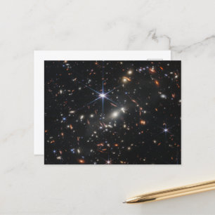 Eerste Deep Field van het heelal van James webb Briefkaart