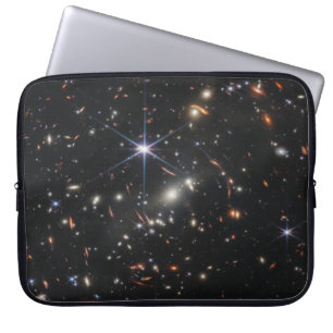 Eerste Deep Field van het heelal van James webb Laptop Sleeve