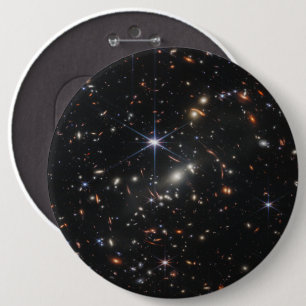 Eerste Deep Field van het heelal van James webb Ronde Button 6,0 Cm