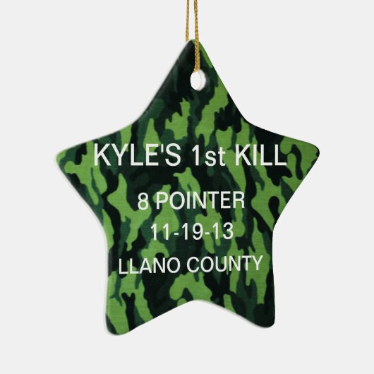 "EERSTE DEER"-versiering Keramisch Ornament (Rechts)