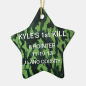 "EERSTE DEER"-versiering Keramisch Ornament (Links)