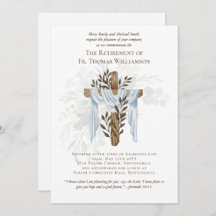 Eerste dominee Deacon Minister Retirement Invites