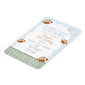 Eerste Down Football verjaardag, Tailgate Party Magneet (Linkerzijde)