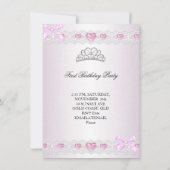 Eerste eerste verjaardag van de meisjes van het fe kaart (Achterkant)