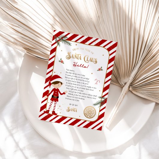 Eerste Elf Arrival Welkomstbrief Kaart