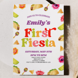 Eerste Fiesta Taco 1e verjaardagsfeestje Kaart