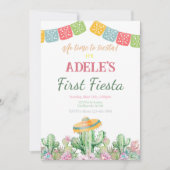 Eerste Fiesta Verjaardag Uitnodiging Fiesta Uitnod (Voorkant)