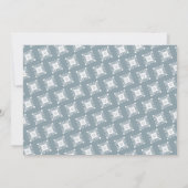 Eerste geboorte Folie Eén voedingskraker Snowflake Kaart (Achterkant)