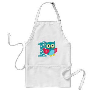 Eerste geboorte Happy Owl Standaard Schort