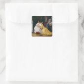 Eerste Geboren in 1863 Vierkante Sticker (Tas)