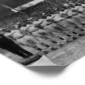 Eerste gekleurde World Series Teams, Game 1, 1924 Poster (Hoek)