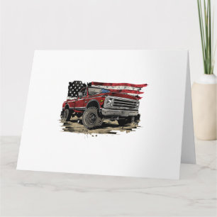 Eerste gen pick-up truck oude truck vintage truck kaart