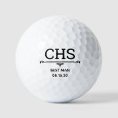 Eerste Getuige Initiaal Golfballen (Voorkant)