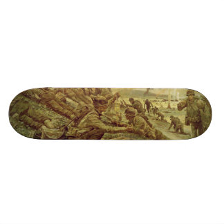 Eerste golf in Omaha door Ken Riley World War II Skateboard