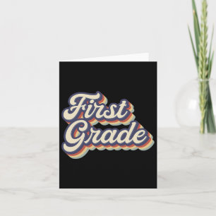 Eerste graad Leerleraar Retro Vintage 1e graad Lee Kaart
