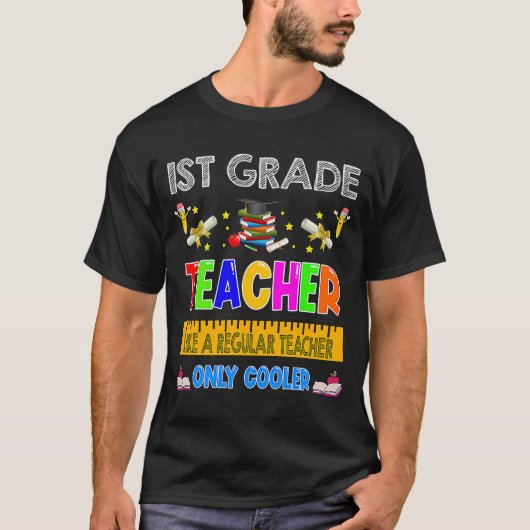 Eerste graad leraar als gewone leraar t-shirt (Voorkant)