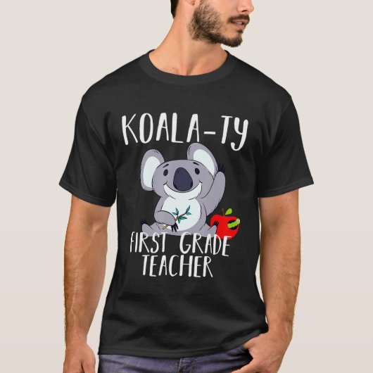 Eerste graad leraar school eerste leraar Koala Cut T-shirt (Voorkant)