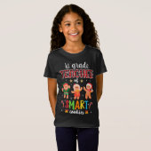 Eerste graad leraar "Smart Cookies Gingerbrood Chr T-shirt (Voorkant volledig)
