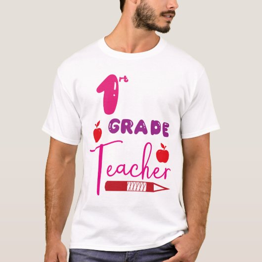 Eerste graad leraar t-shirt (Voorkant)