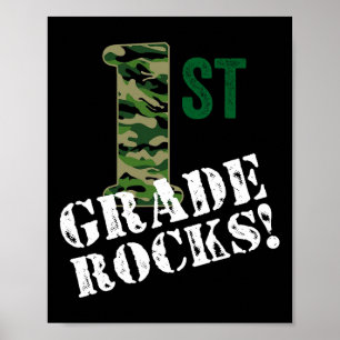 Eerste graad van de Rocks-campagne naar school C Poster