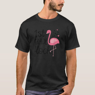Eerste graad Vluchten Flamingo Teacher Matching Te T-shirt