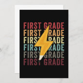 Eerste Grade Lightning Bolt Pencil 1e Grade Kaart (Voorkant / Achterkant)