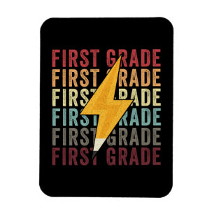 Eerste Grade Lightning Bolt Pencil 1e Grade Magneet