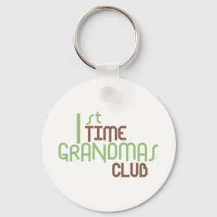 Eerste Grandmas Club (Groene) Sleutelhanger